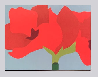 Juego de tarjetas navideñas Amaryllis, diseño «Exuberancia».