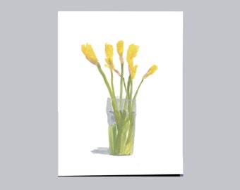 Spring Daffodils Notecards - Set of 10 Blank All-Occasion Cards