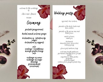 wedding program template, wedding program template download,  catholic wedding program template.