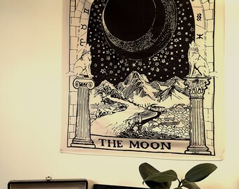 Original Tarot Tapestry Astrology Witch Pagan Wall Hanging