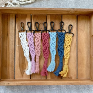 Llavero Macrame / Llavero Boho / Llavero HECHO A MANO / Accesorios Macrame / Llavero Boho Macrame / Regalo para ella