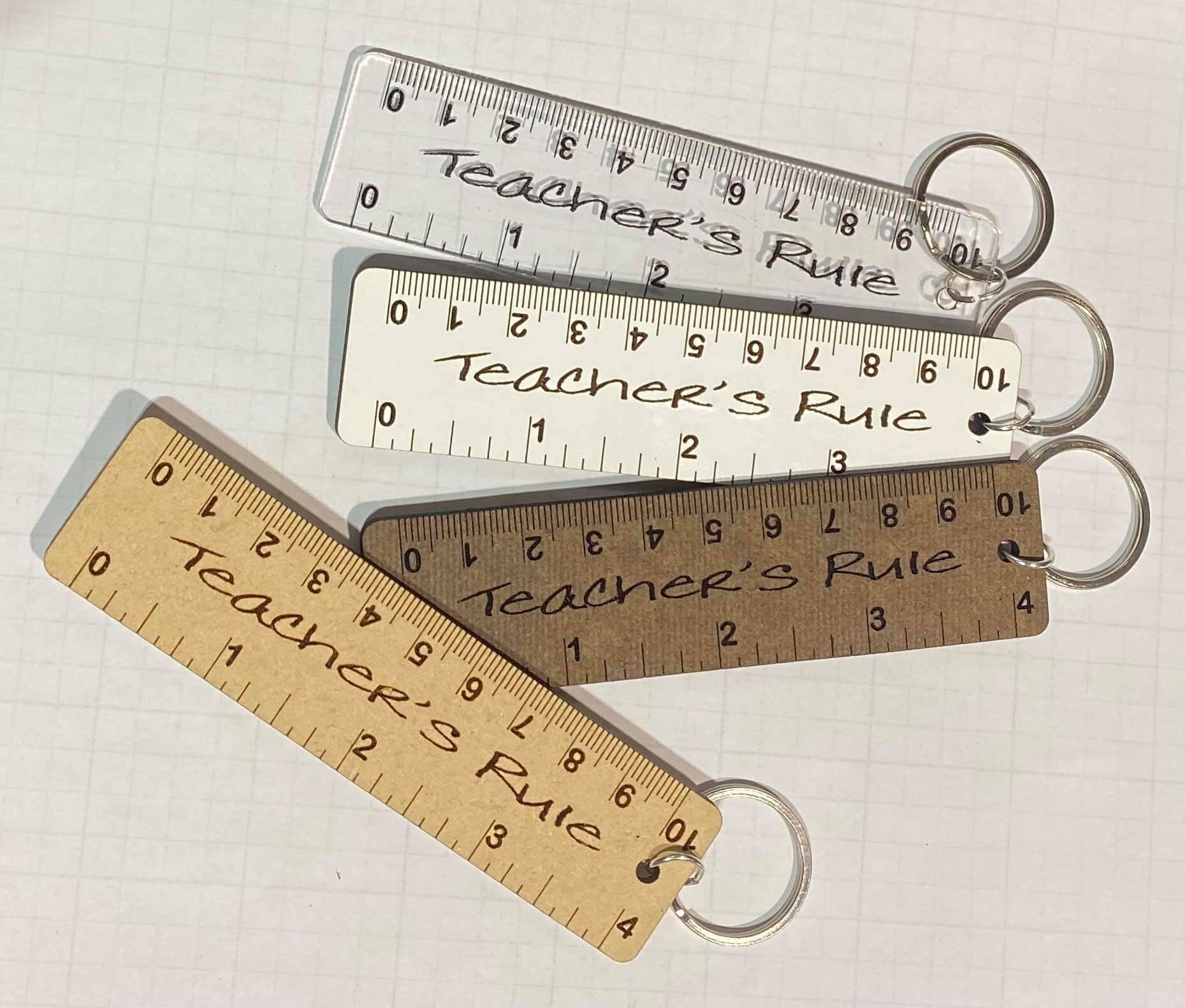 Download Teacher' s Rule Keychain .Laser cut file | Etsy