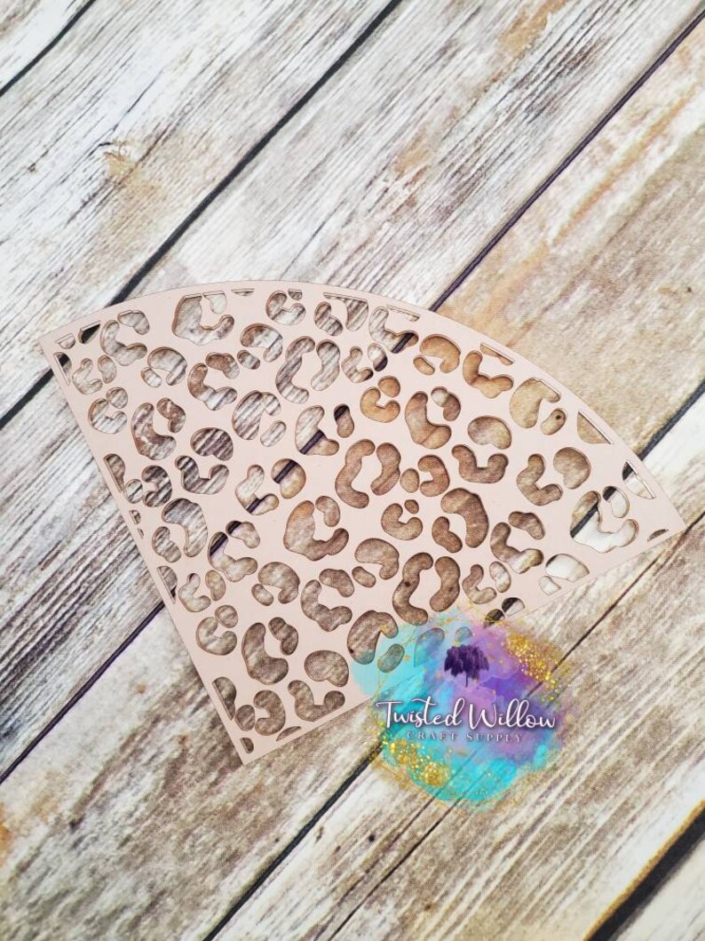 Leopard Print Tshirt Sleeve Bleaching Stencil Shirt Bleach Etsy