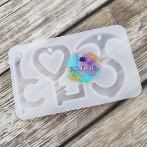 Silicone Door Opener Keychain Mold Set, door hook keychain mold, door opener keychain mold, touchless door opener mold, door pull keychain