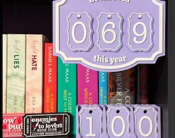 Hanging Book Tracker