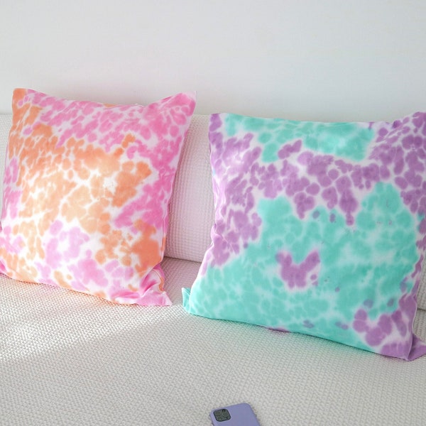 Tie Dye Pillow Cover Etsy UK