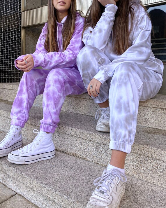 Hoodie Sweatpants Tie Dye Tracksuit 