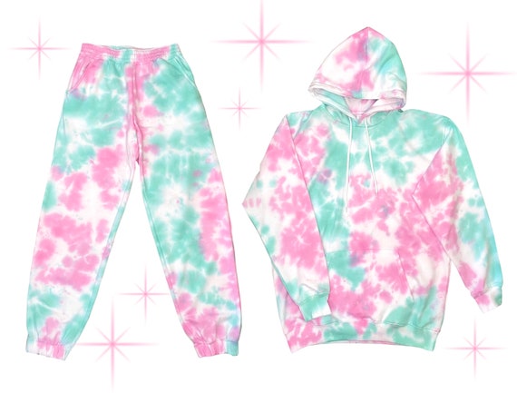 Comfy Tie Dye Sweatsuit Oversized 