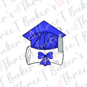 Placa de Diploma y Gorra de Graduado