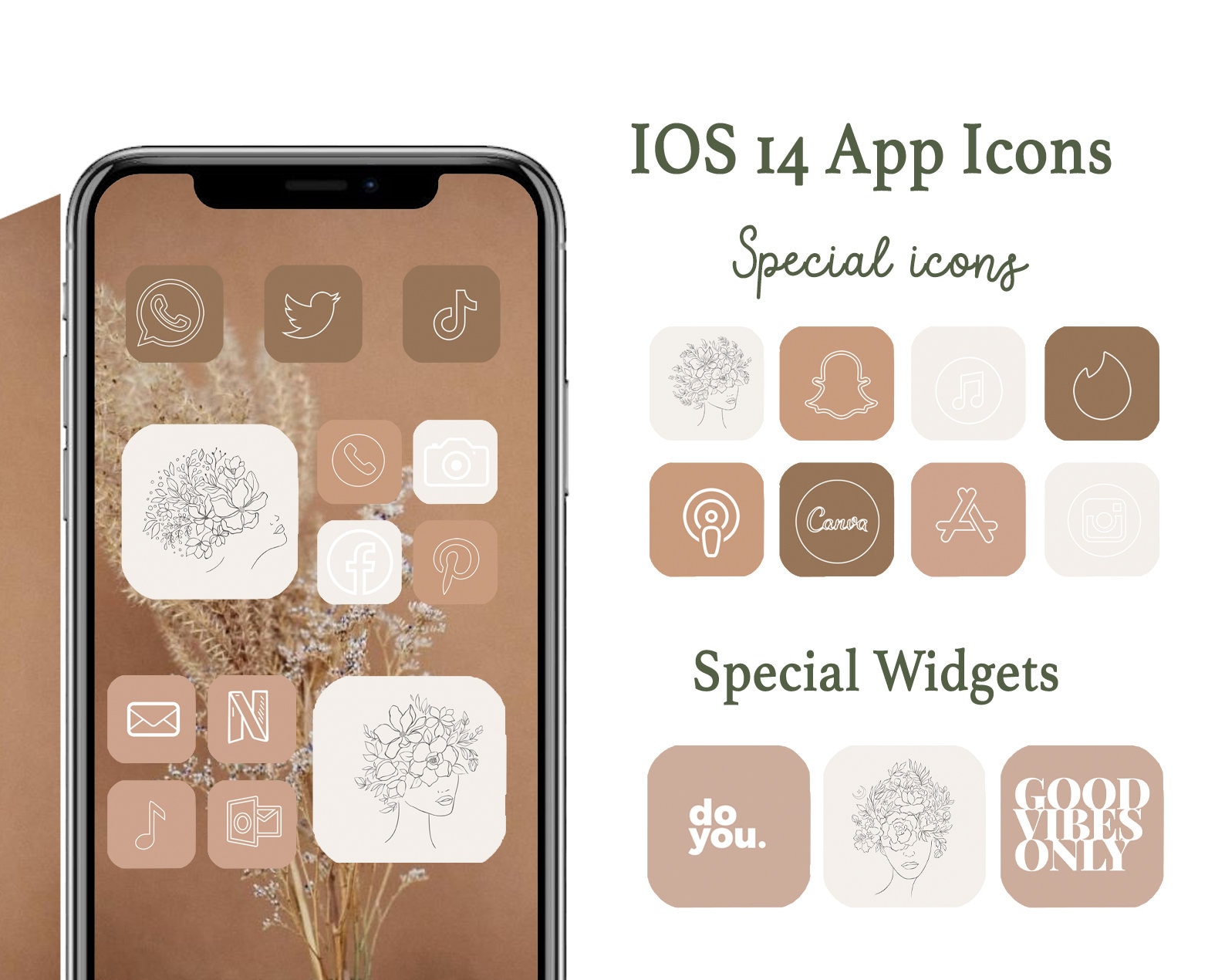 120 App Icons neutral color Aesthetic App Covers Icons | Etsy