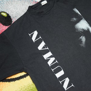 Vintage Gary Numan shirt Size X Large vtg black The Sacrifice tour promo goth rock band tee Sz XL