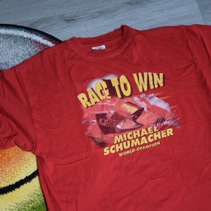 90s vintage racer shirt Size X Large vtg Red F1 PPM promo World Champion racing tee Sz Xl (vtg racing car)