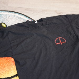 90s vintage Combat Cadet shirt Size Large vtg black Nottinghamshire Army Cadet Force military tee Sz L(Kill Em All, Army, Military Aviation)