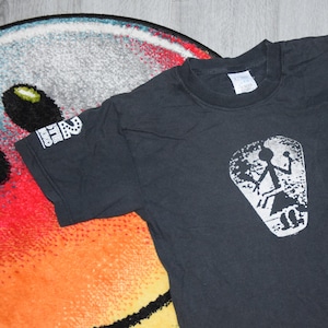 90s vintage 22-Pistepirkko shirt Size Small vtg faded black Finnish garage rock band tee Sz S (psychedelic rock band tee)