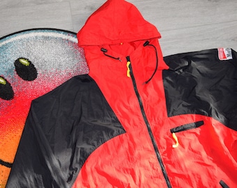 Chaqueta vintage del equipo Marlboro Adventure de los 90, talla XL, chaqueta vintage roja del equipo del Campeonato Mundial (chaqueta de carreras de F1).