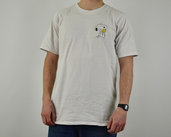 snoopy white t shirt