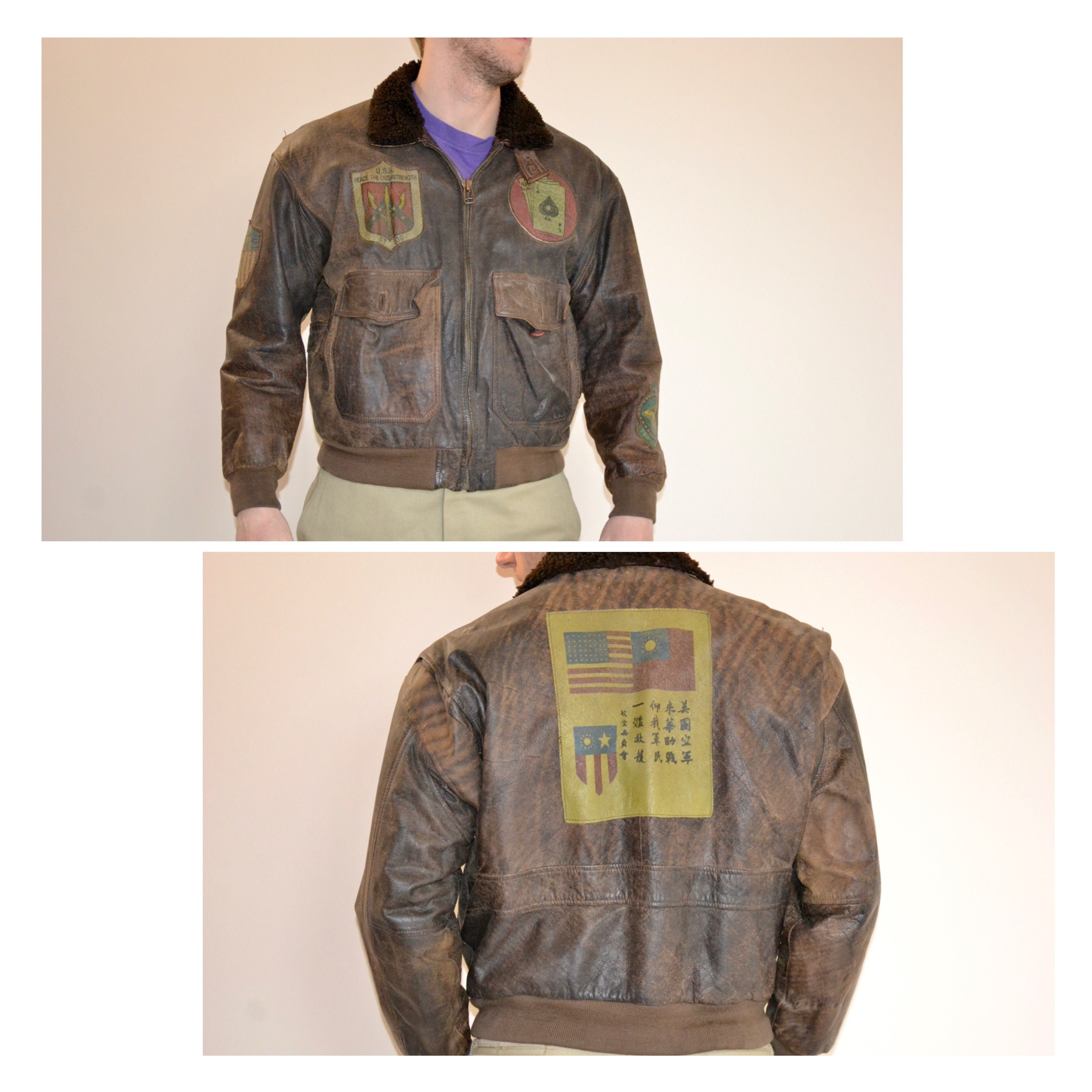 Vintage Ryan Leatherwear Jacket Size Medium Large Vtg Brown - Etsy