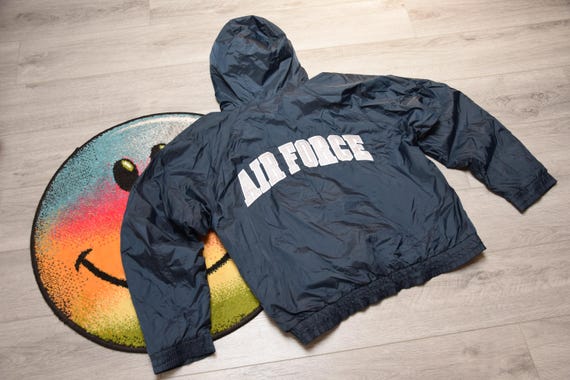 ジャケット・アウター 90s US.AIR.FORTH Houston flight jacket M Vintage 90s Houston US Air Force Type MA-1 Bomber Jacket