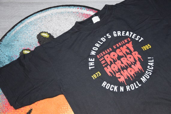 ヴィンテージ 90s THE ROCKY HORROR PICTURE SHOW モスキートヘッド ロッキーホラーショー ミュージカル プリント 半袖Tシャツ 90s TheRockyHorrorPictureshow ヴィンテージTシャツ