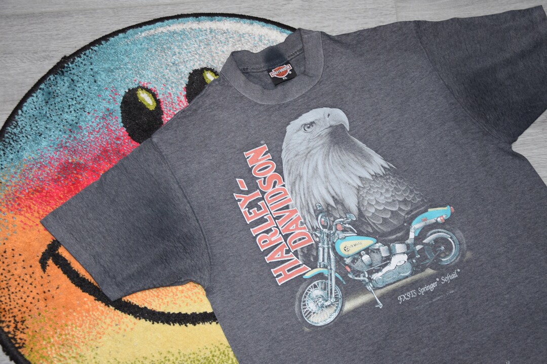 90s Vintage Harley Davidson Shirt Size X Large Vtg Faded