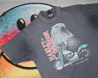 90s Vintage Harley Davidson Shirt Size X Large Vtg Faded