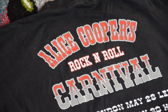 90s vintage Alice Cooper shirt Size Medium vtg bl… - image 8