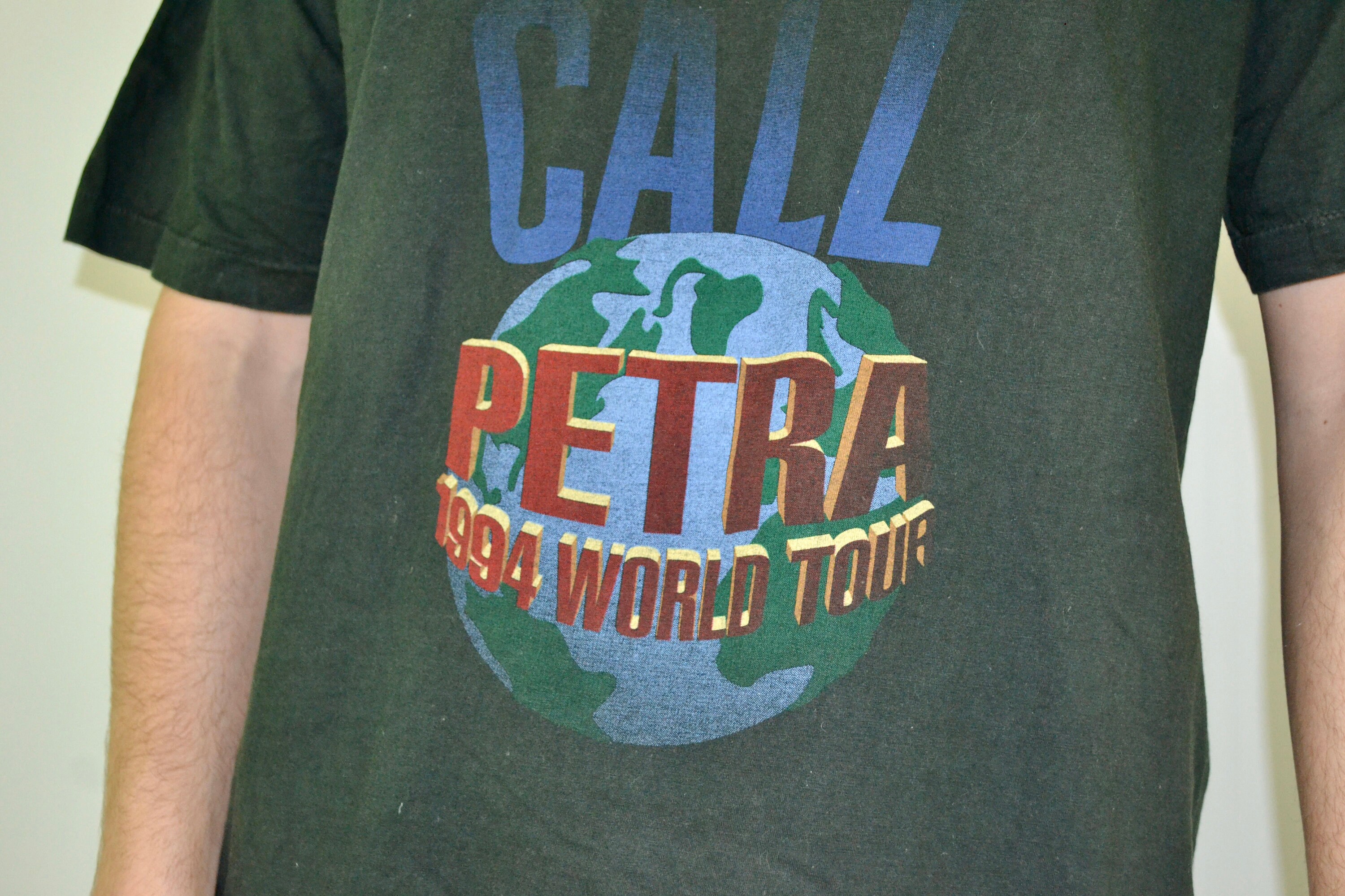 90s Vintage Petra Shirt Size X Large Vtg Faded Black Christian 