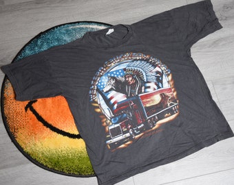 90er vintage Indianerhemd Größe L Größe L 50er 50er 70er Jahre American Habitat Truck T-Shirt Sz L