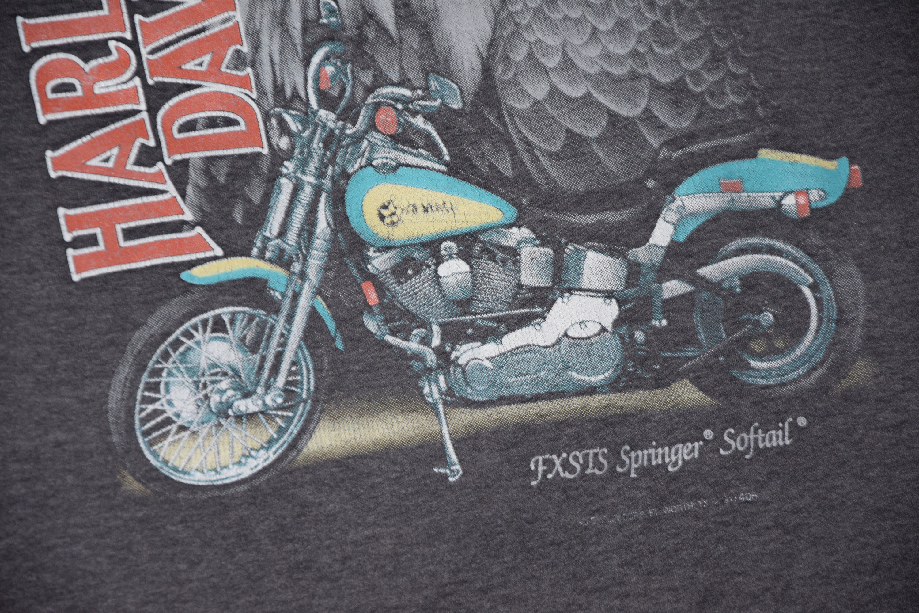 90's Harley-Davidson 半袖TシャツXXL Vintage 90s Harley Davidson Shirt Motorcycle Saint Maarten