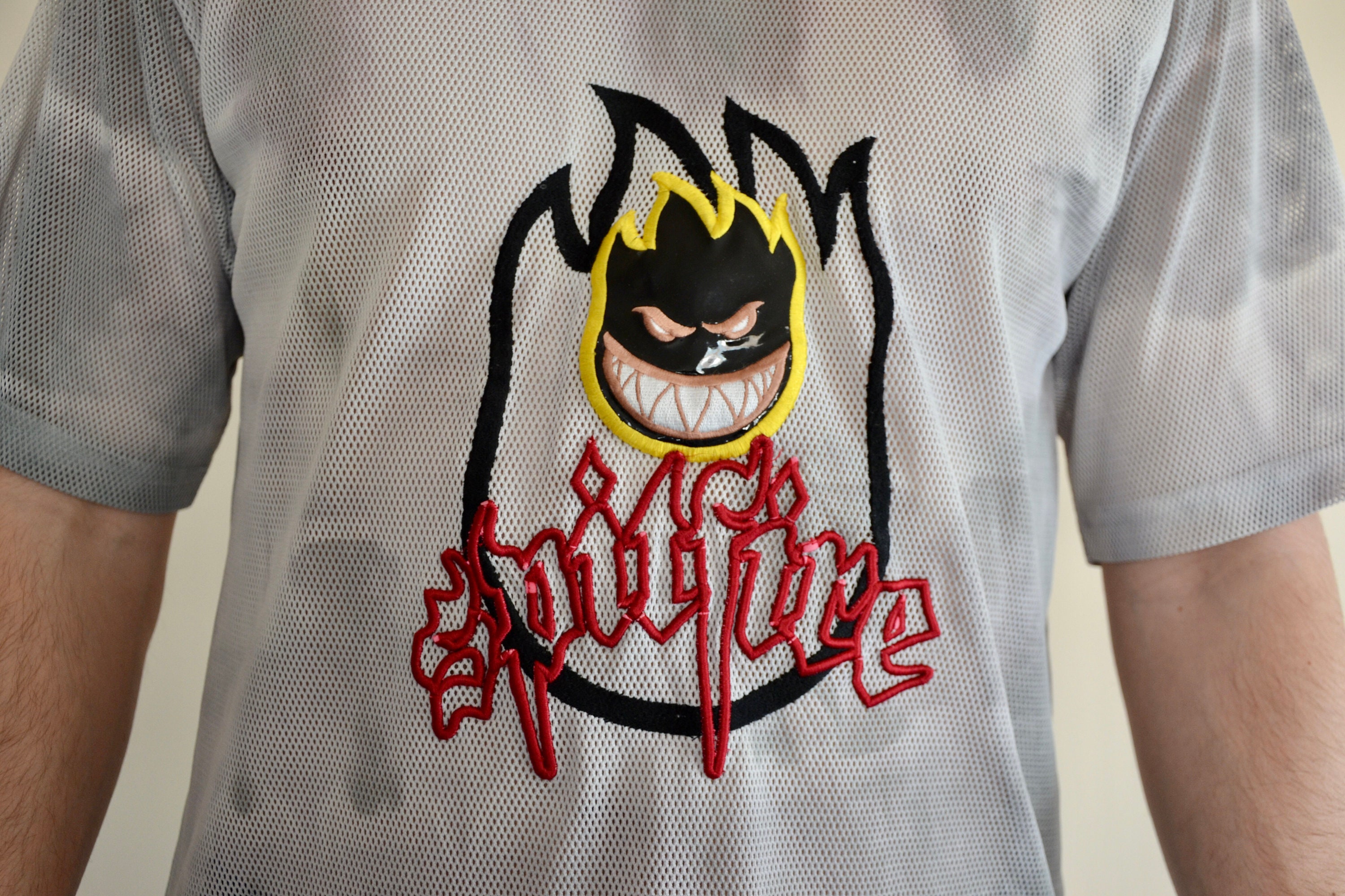 90s Vintage Spitfire Shirt Size X Large Vtg Gray Tie Dye