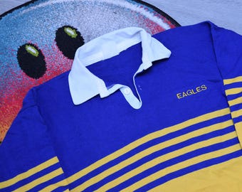 Vintage 90s Canterbury Jersey Rugby Retro Polo Rugby Long Sleeves