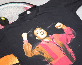 90s Vintage Cliff Richard shirt Size X Large vtg black rock band tee Sz XL (hard rock, vtg heavy metal tee)