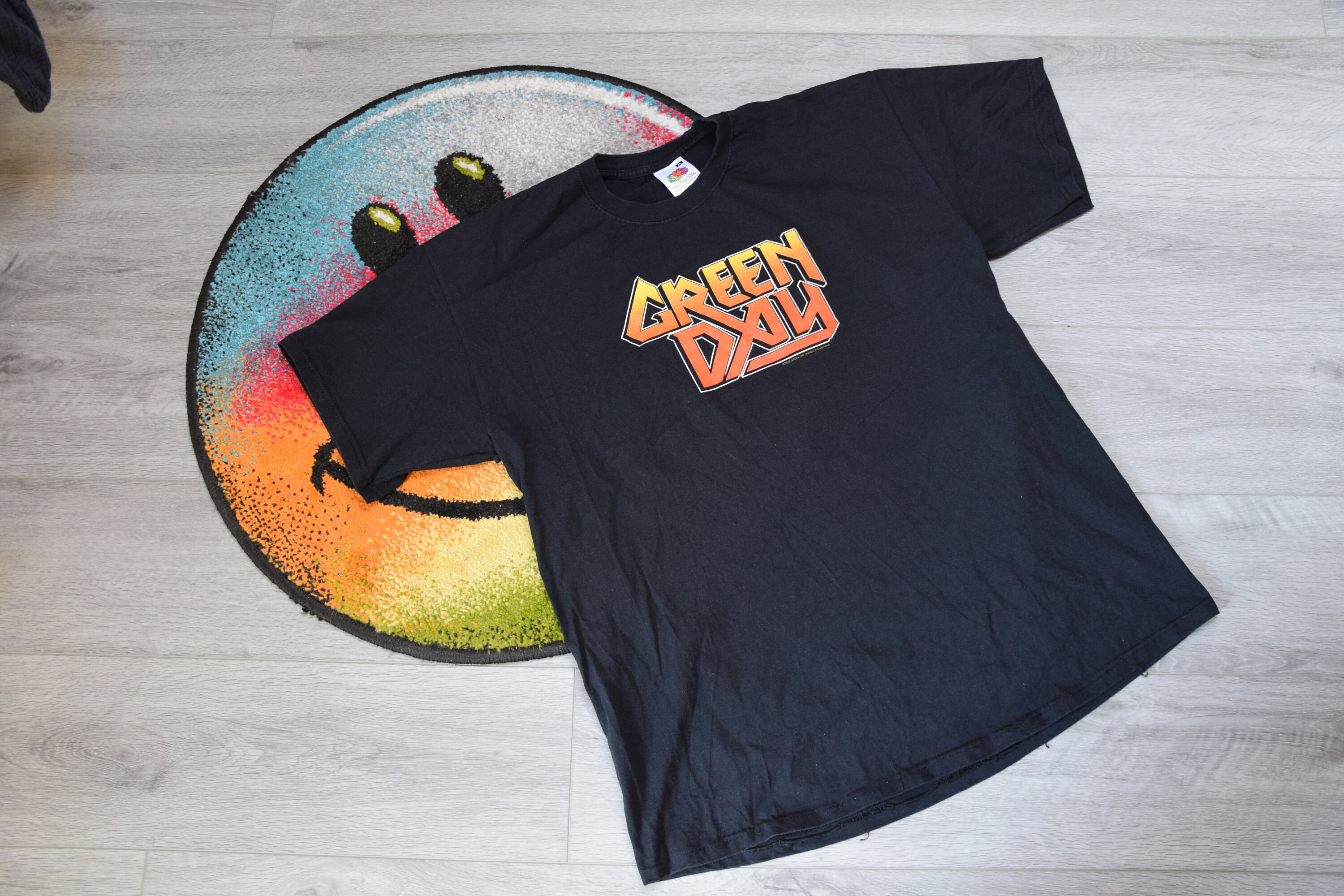 Vintage Green Day Shirt Size X Large Vtg Black Taste the