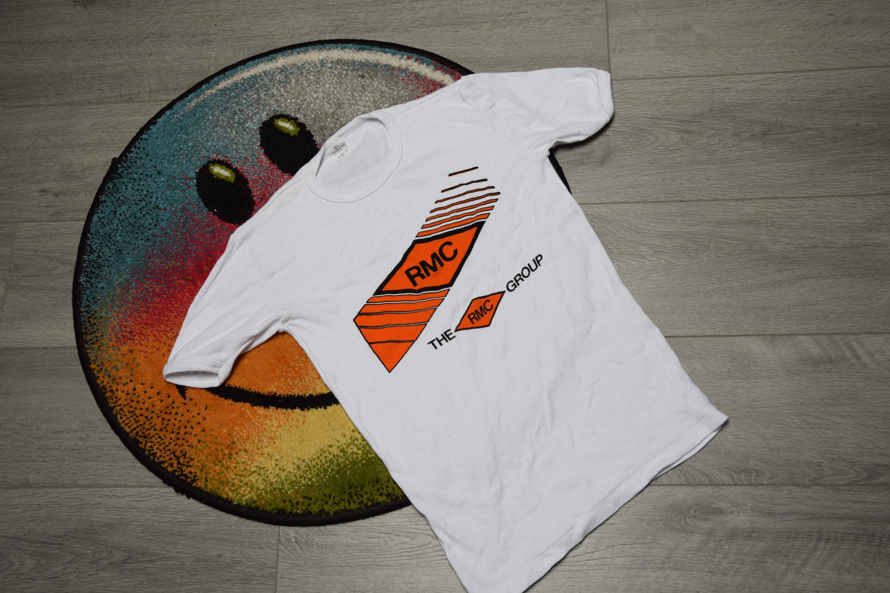 80s Vintage RMC Group Shirt Size Small Vtg White Ready Mixed