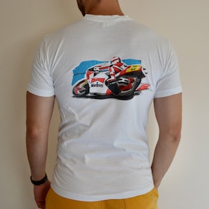 90s vintage Marlboro shirt Size Medium vtg white Adventure team Motorsport tee Sz M (racer F1,World Champion)