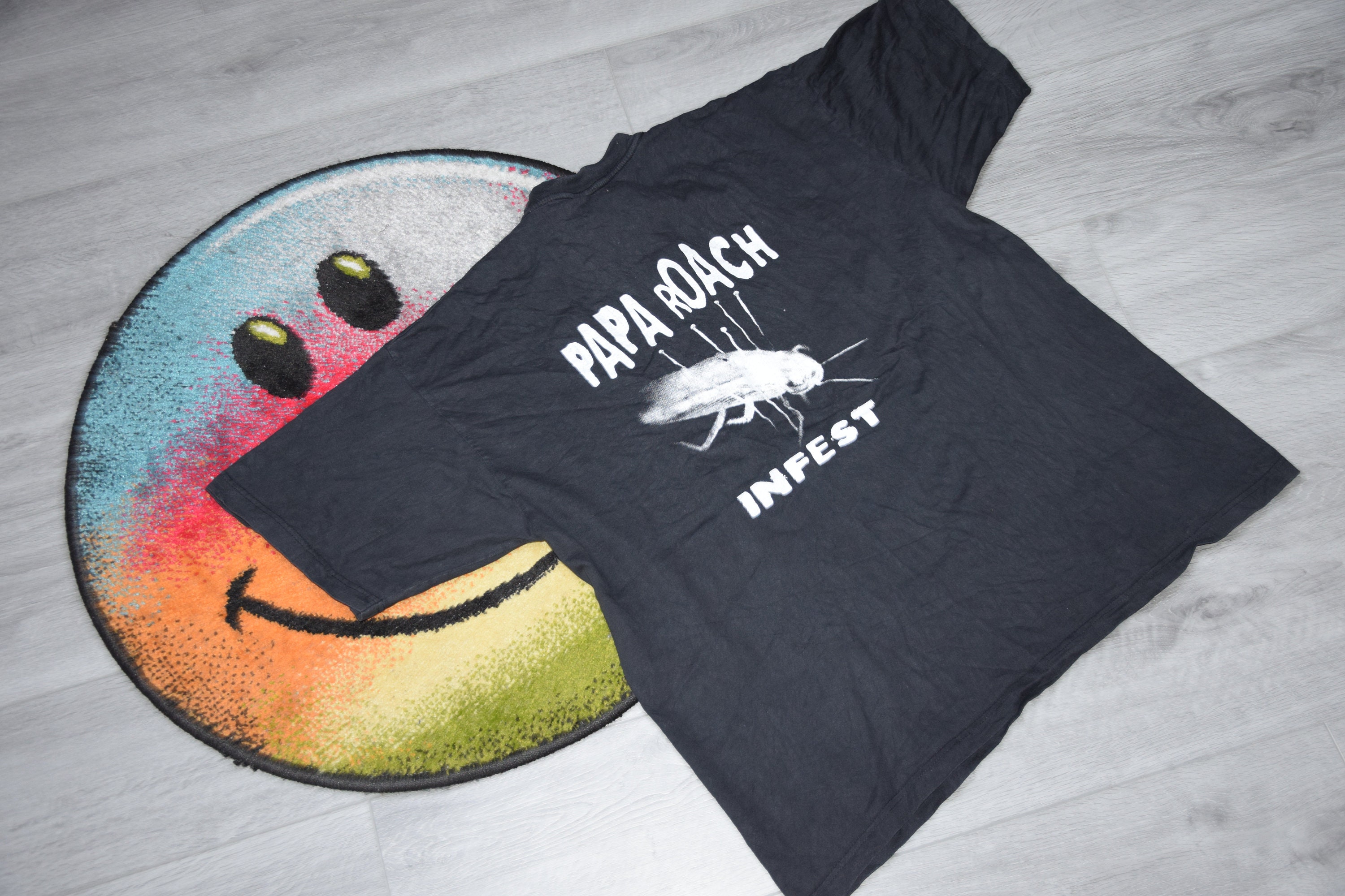 Vintage Papa Roach Shirt Größe 36 Sz L L Infest Metall schwarz weiß Band Shirt - Etsy.de Vintage Papa Roach Shirt Größe 36 Sz L L Infest Metall schwarz weiß Band Shirt - Etsy.de