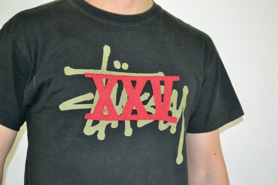 90s Vintage Stussy Shirt Size Large Vtg Faded Streetwear Tee - Etsy