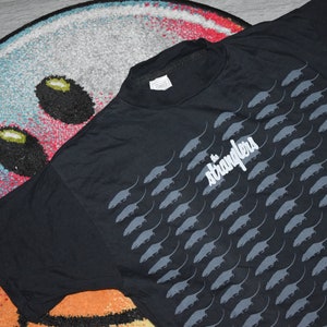 90-tals vintage Stranglers-skjorta storlek Large vtg svart punk-t-shirt storlek L (New wave, punk 77, CBGB)