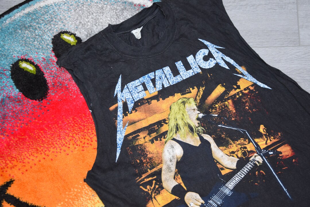 T-Shirt Casual Uomo/Donna Con Stampa Band Rock Alternativo 90s - Design VTG Nero, Maglietta Grafica Di Alta Qualità
