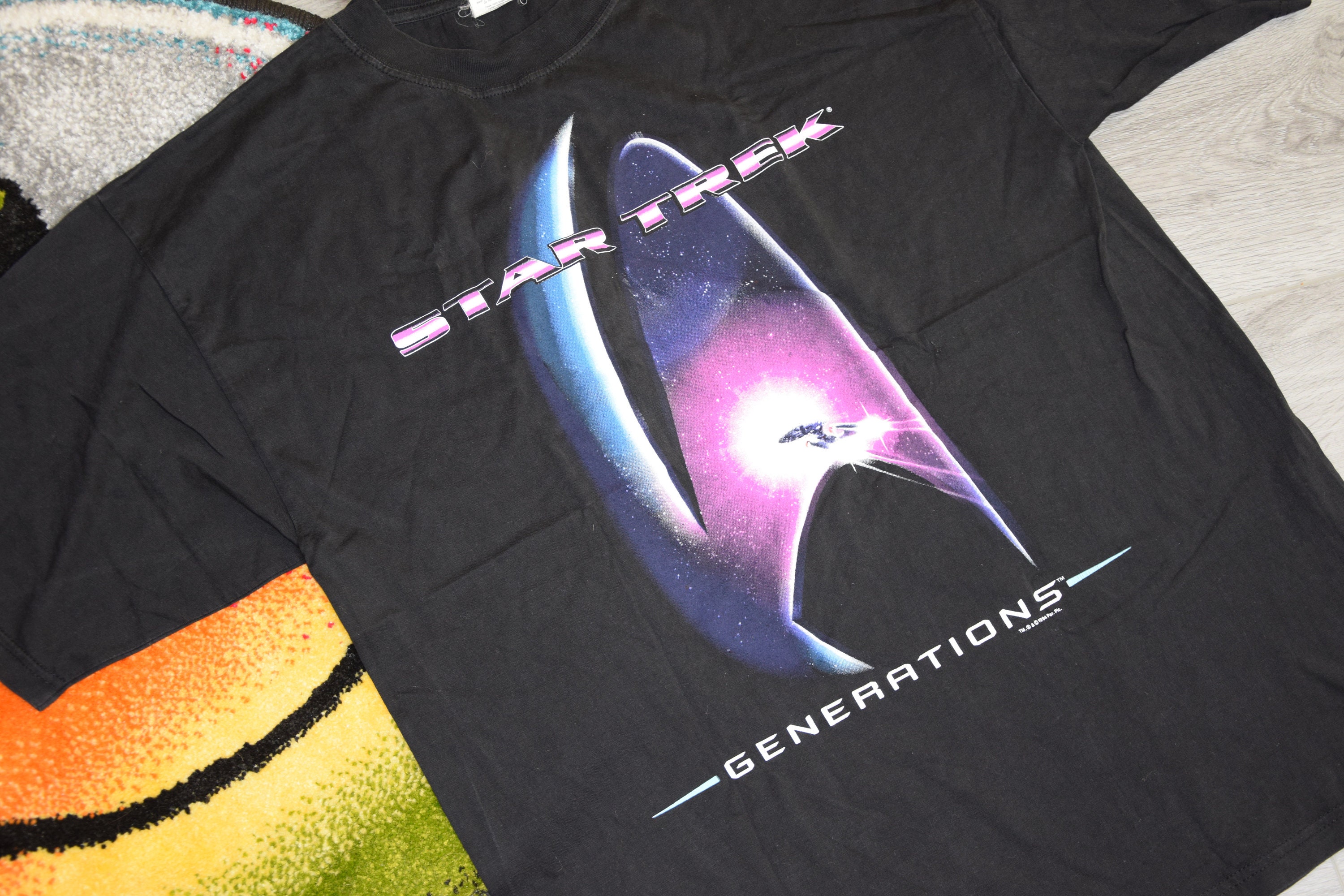 90s Vintage Star Trek Generations Shirt Size X Large Vtg