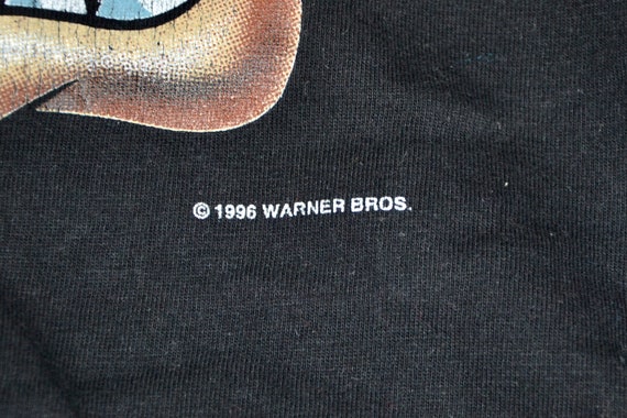 90s vintage Taz shirt Size X Large vtg black warn… - image 5