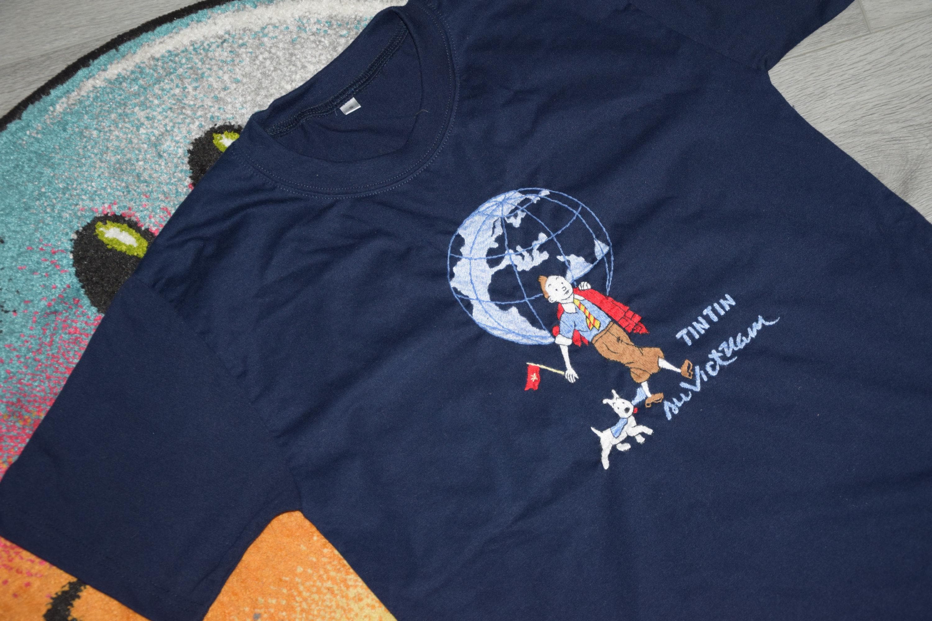 Vintage tintin shirt - Etsy 日本