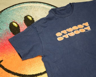 Vintage 90s Stussy Usa Navy Tshirt Medium Stussy Crewneck Stussy