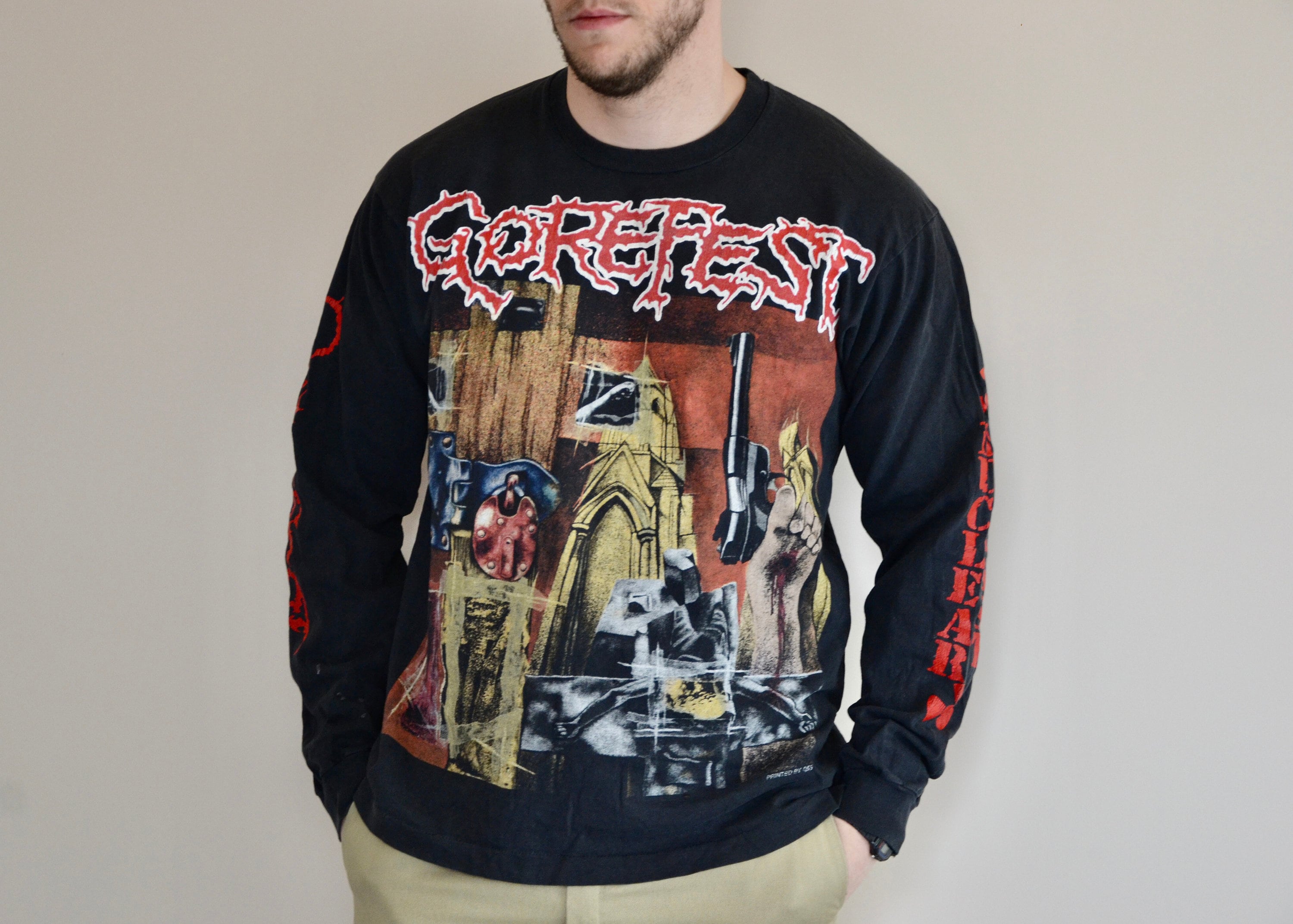 90s Gorefest Shirt Size X Vtg Distressed Etsy