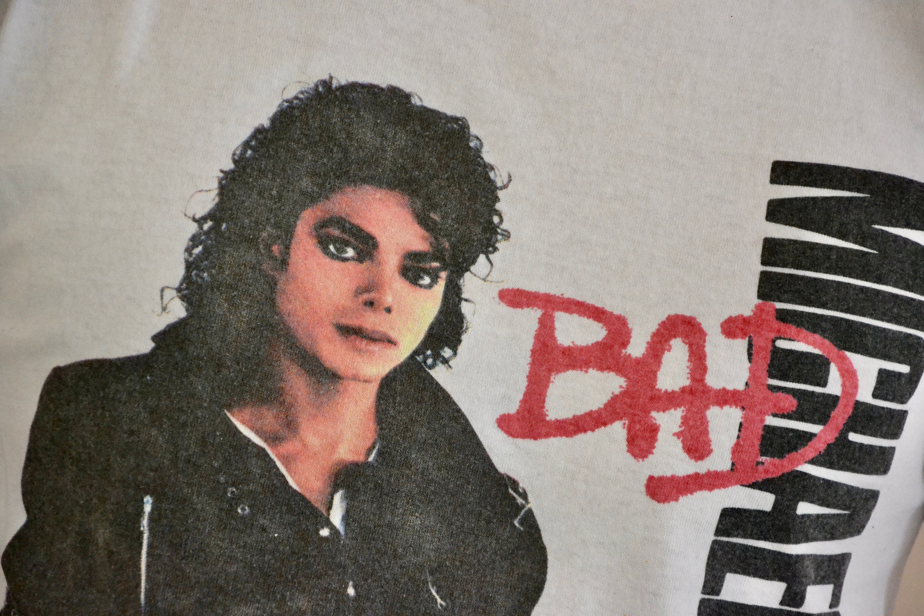 Vintage Michael Jackson 1988 Bad World Tour T-Shirt Black