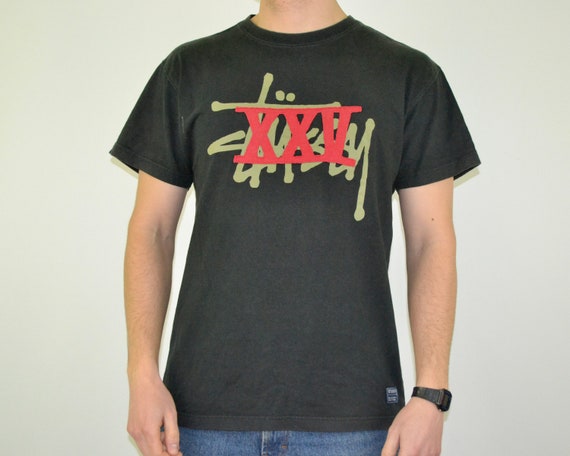 90s Vintage Stussy Shirt Size Large Vtg Faded Streetwear Tee - Etsy