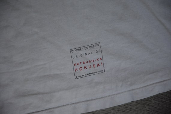 90s vintage Katsushika Hokusai shirt Size X Large… - image 5