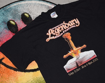 Vintage Wetherspoons Legendary beer festival shirt Size X Large vtg black beer promo tee (Oktoberfest, vintage heraldic shirt,vtg lager tee)