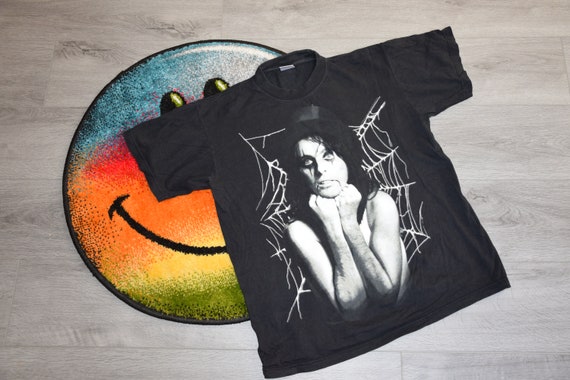 90s vintage Alice Cooper shirt Size Medium vtg bl… - image 2