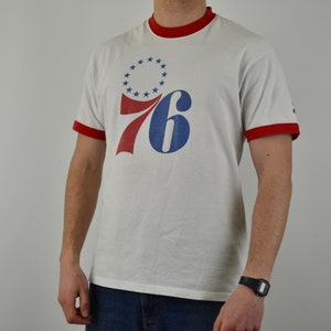 2001 Philadelphia 76ers Sixers East Champs NBA Finals T Shirt Size XL –  Rare VNTG